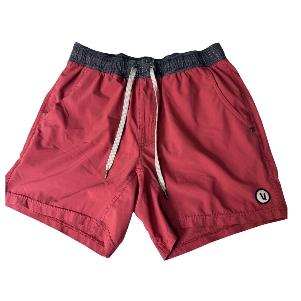 Vuori Banks Shorts Athletic Board Shorts Red Size S